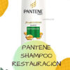 Shampoo Pantene Restauración para cabello dañado.