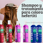 Shampoo y tratamiento para colorar nefertiti