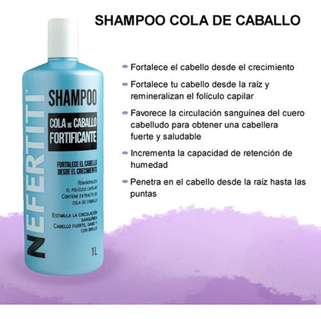 Shampoo Nefertiti Cola de caballo 1 Lt